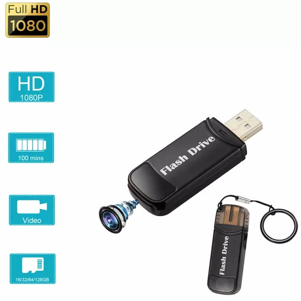 máy ảnh trong ổ đĩa flash USB máy quay gián điệp ẩn