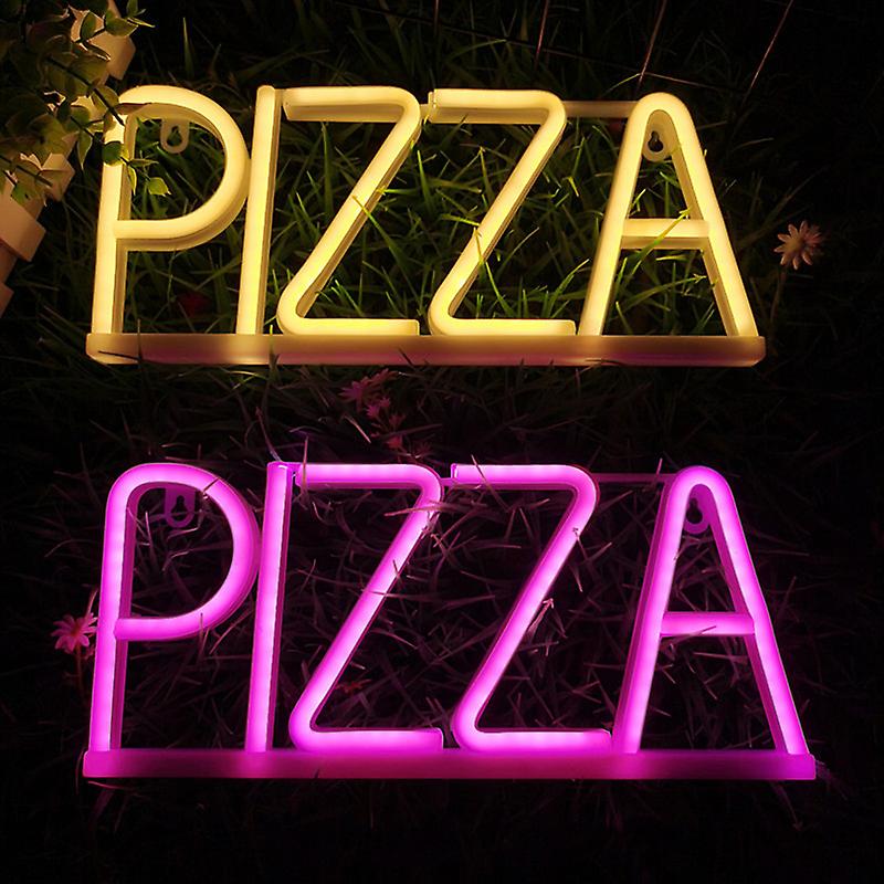 Quảng cáo neon LED PIZZA trên tường