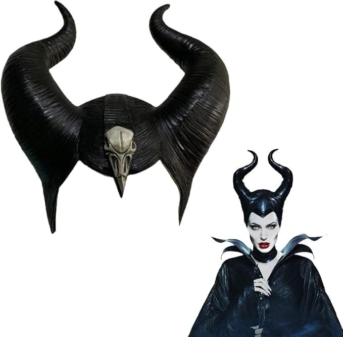 Mặt nạ Maleficent Halloween dành cho bé trai (trẻ em) hoặc người lớn