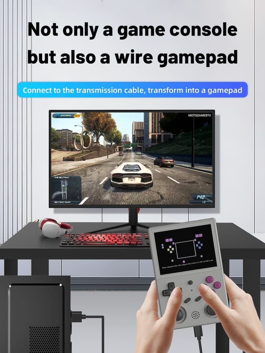 Máy chơi game cầm tay có kết nối HDMI và Bluetooth gameboy