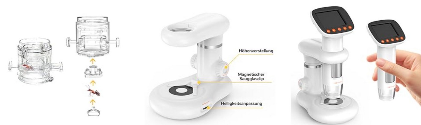 nội dung của gói micrososcope trẻ em