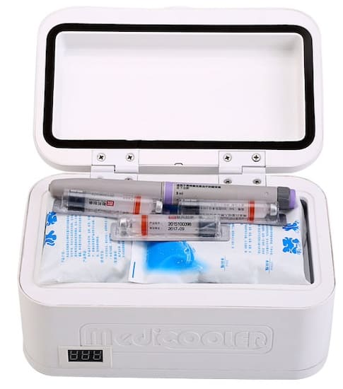 tủ lạnh mini nhỏ để tiêm thuốc insulin